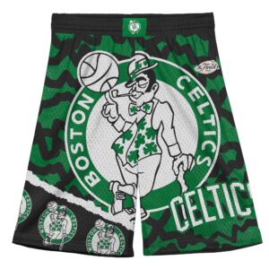 Mitchell & Ness Big Face Jumbotron Mesh Boston Celtics Shorts Green 731971