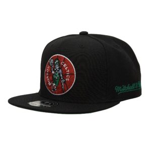 Mitchell & Ness Chain Stitch Fitted HWC Boston Celtics Hat Black 734935