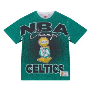 Mitchell & Ness Champ City Sublimated SS Boston Celtics T-Shirt Green 732915