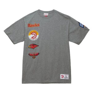 Mitchell & Ness City Collection SS Atlanta Hawks T-Shirt Grey 729903