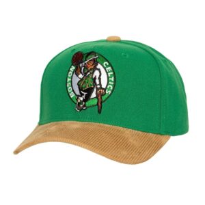 Mitchell & Ness Cord Pro Snapback Boston Celtics Hat Green 730460