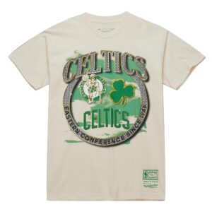 Mitchell & Ness Crown Jewels SS HWC Boston Celtics T-Shirt Cream 733039