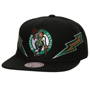 Mitchell & Ness Double Trouble Snapback Boston Celtics Hat Black 730867