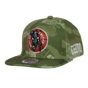 Mitchell & Ness Ghost Camo Stretch Fitted HWC Boston Celtics Hat Camouflage 734961