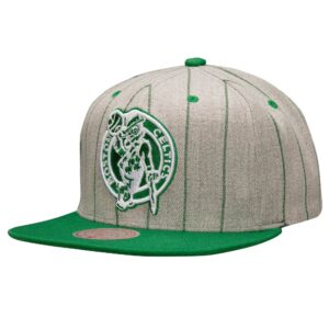 Mitchell & Ness Gray Pin Pop Snapback Boston Celtics Hat Grey 731420