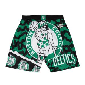 Mitchell & Ness Jumbotron 2.0 Sublimated Boston Celtics Shorts Green 731980