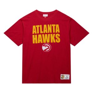 Mitchell & Ness Legendary Slub SS Atlanta Hawks T-Shirt Red 729891