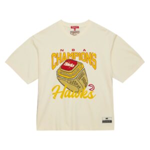 Mitchell & Ness M&N x Melody Ehsani SS Atlanta Hawks T-Shirt Grey 729825