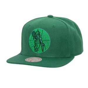 Mitchell & Ness Monochromatic Snapback HWC Boston Celtics Hat Green 731010