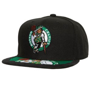 Mitchell & Ness Munch Time Snapback Boston Celtics Hat Black 730888