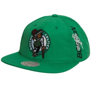 Baseball Cap Mitchell & Ness Nylon Szn Deadstock Snapback Boston Celtics Hat Green 730921