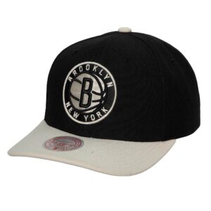 Mitchell & Ness Off Team Snapback Brooklyn Nets Hat Black 737254