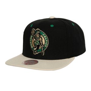 Mitchell & Ness Pin Drop Snapback Boston Celtics Hat Black 731483