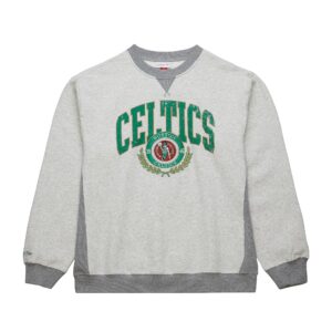 Mitchell & Ness Premium Fleece Vintage Logo Boston Celtics Crewneck Jumper 736978