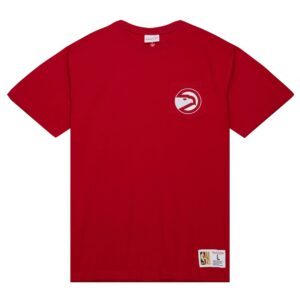 Mitchell & Ness Premium Pocket Atlanta Hawks T-Shirt Red 729842