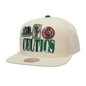 Mitchell & Ness Reframe Retro Snapback HWC Boston Celtics Hat Beige 731489