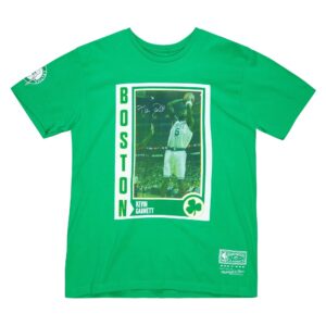 Mitchell & Ness Retro Card Boston Celtics Kevin Garnett T-Shirt Multicolor 733148