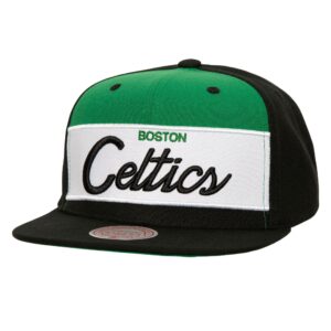 Mitchell & Ness Retro Sport Snapback Boston Celtics Hat Black 730464