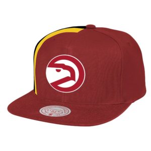 Mitchell & Ness Retroline Snapback HWC Atlanta Hawks Hat Yellow/Red/Black 729161