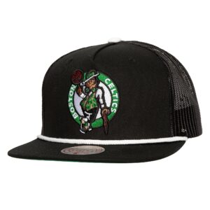 Mitchell & Ness Roper Trucker Boston Celtics Hat White 734906