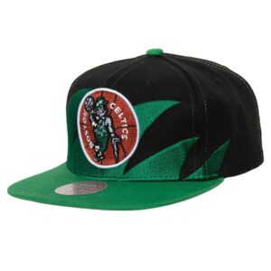 Mitchell & Ness Sharktooth Snapback HWC Boston Celtics Hat Blue 731387