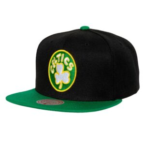 Mitchell & Ness Side Core 2.0 Snapback HWC Boston Celtics Hat Black 730986