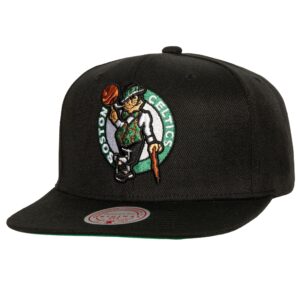 Mitchell & Ness Side Jam Snapback Boston Celtics Hat Black 730614