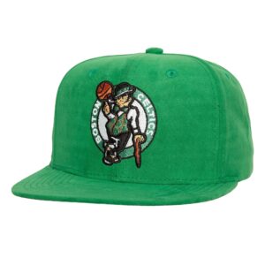 Mitchell & Ness Sweet Suede Snapback Boston Celtics Hat White 730448