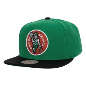 Mitchell & Ness Team 2 Tone 2.0 Snapback HWC Boston Celtics Hat Green 730913