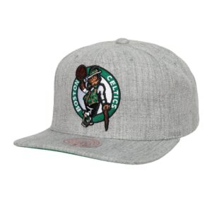 Mitchell & Ness Team Heather 2.0 Snapback Boston Celtics Hat Grey 731391