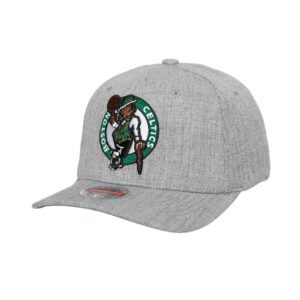 Mitchell & Ness Team Heather 2.0 Stretch Snapback Boston Celtics Hat Grey 731395