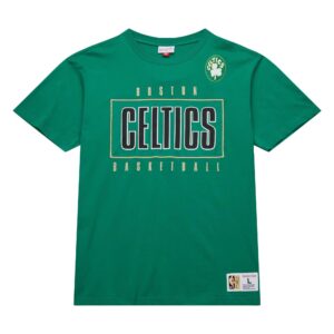 Mitchell & Ness Team OG 2.0 Premium SS Vintage Logo Boston Celtics T-Shirt Green 732803