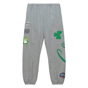 Mitchell & Ness Team Origins Fleece Boston Celtics Pants Grey 736879