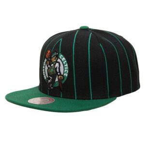 Mitchell & Ness Team Pin Snapback Boston Celtics Hat Black 730926