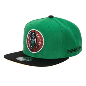 Mitchell & Ness Team Side Fitted HWC Boston Celtics Hat Green 734986