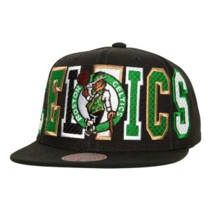 Mitchell & Ness Varsity Bust Snapback Boston Celtics Hat White 730575