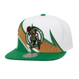 Mitchell & Ness Waverunner Snapback Boston Celtics Hat White 730452