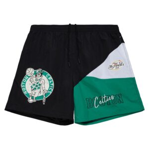 Mitchell & Ness Woven Vintage Logo Boston Celtics Shorts White 731818