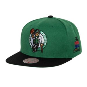 Mitchell & Ness Patched Up Snapback Boston Celtics Hat Green 732261