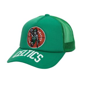 Mitchell & Ness Puff The Magic Trucker Snapback HWC Boston Celtics Green Hat Green 732174