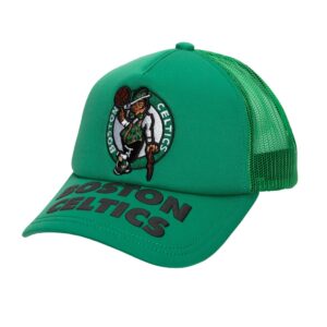 Mitchell & Ness Puff The Magic Trucker Snapback HWC Boston Celtics Hat Green 732170