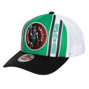 Mitchell & Ness Retro Trucker Snapback HWC Boston Celtics Hat White-green 732178