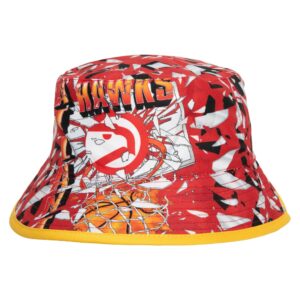 Panama Shattered Big Face HWC Atlanta Hawks Bucket Hat Red 735757