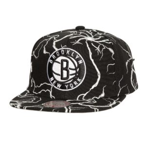 Mitchell & Ness Storm Season Snapback Brooklyn Nets Hat White/Black 737091