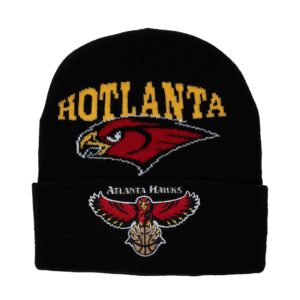 Team Origins Knit HWC Atlanta Hawks Beanie Black 735754