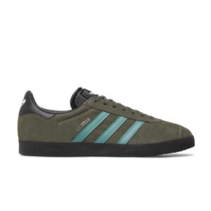 adidas Gazelle Olive Green Black Sneakers GX2209