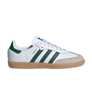 adidas Samba OG Big Kid White Collegiate Green Gum IE1331