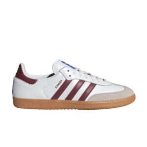 adidas Samba OG White Burgundy Gum Sneakers IF3813