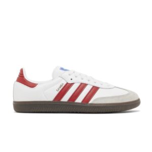 adidas Samba OG White Scarlet Sneakers IG1025