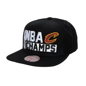 Mitchell & Ness 16 NBA Champs Snapback HWC Cleveland Cavaliers Hat Black 741262